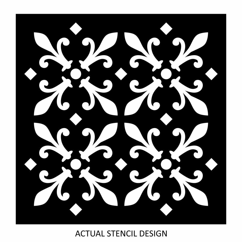 Boudon Fleur Wall Stencil