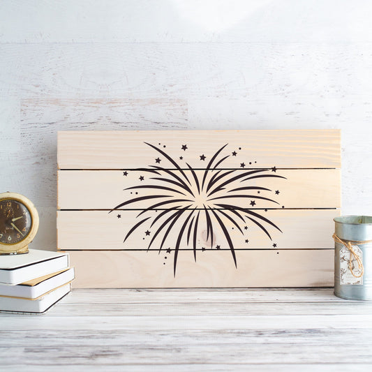 Fireworks Stencil