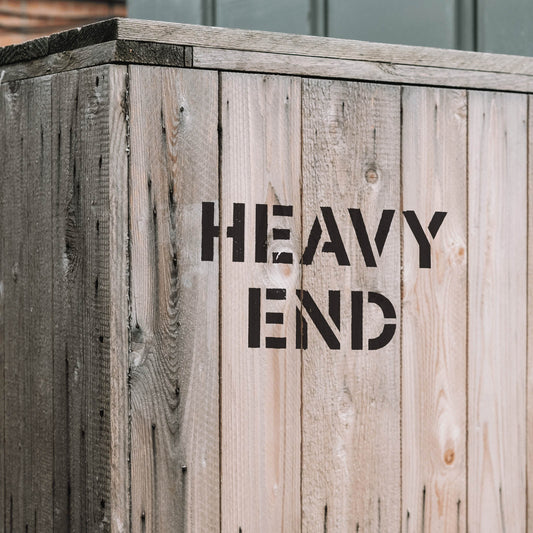 Heavy End Stencil