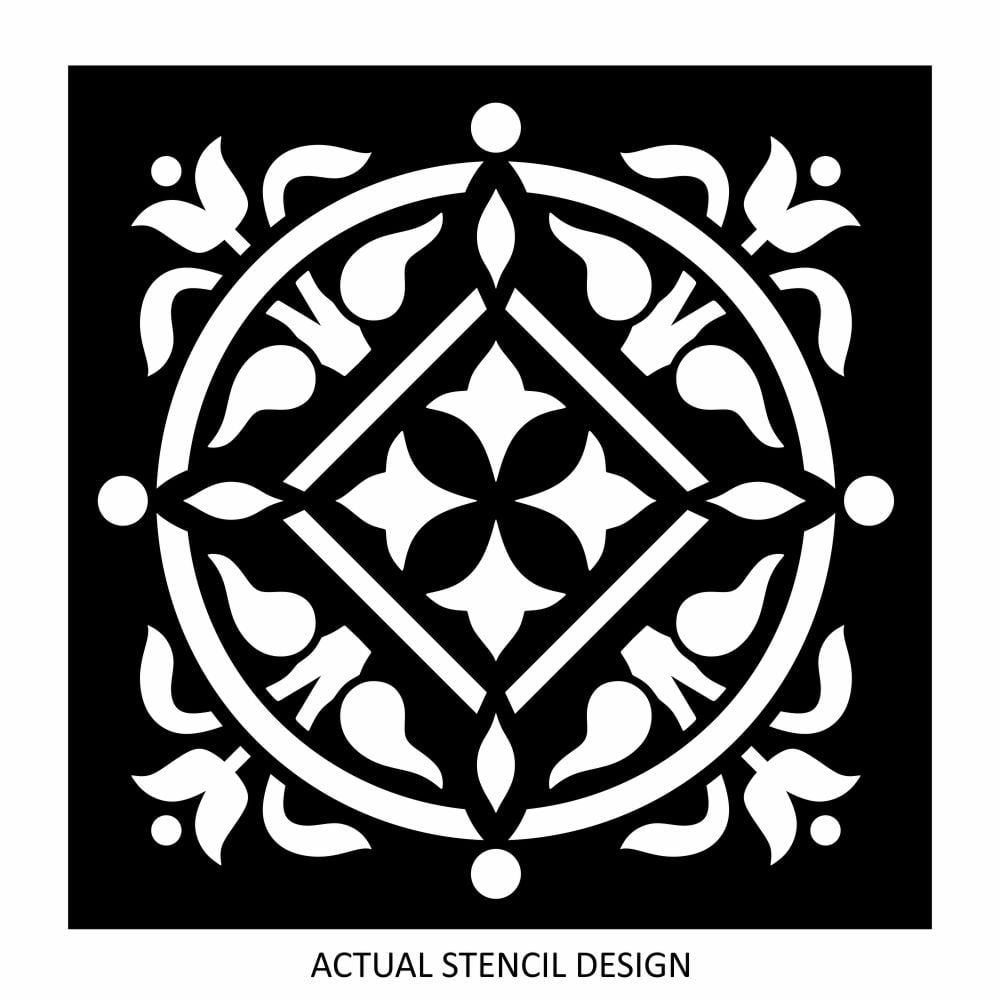 Zamina Tile Stencil