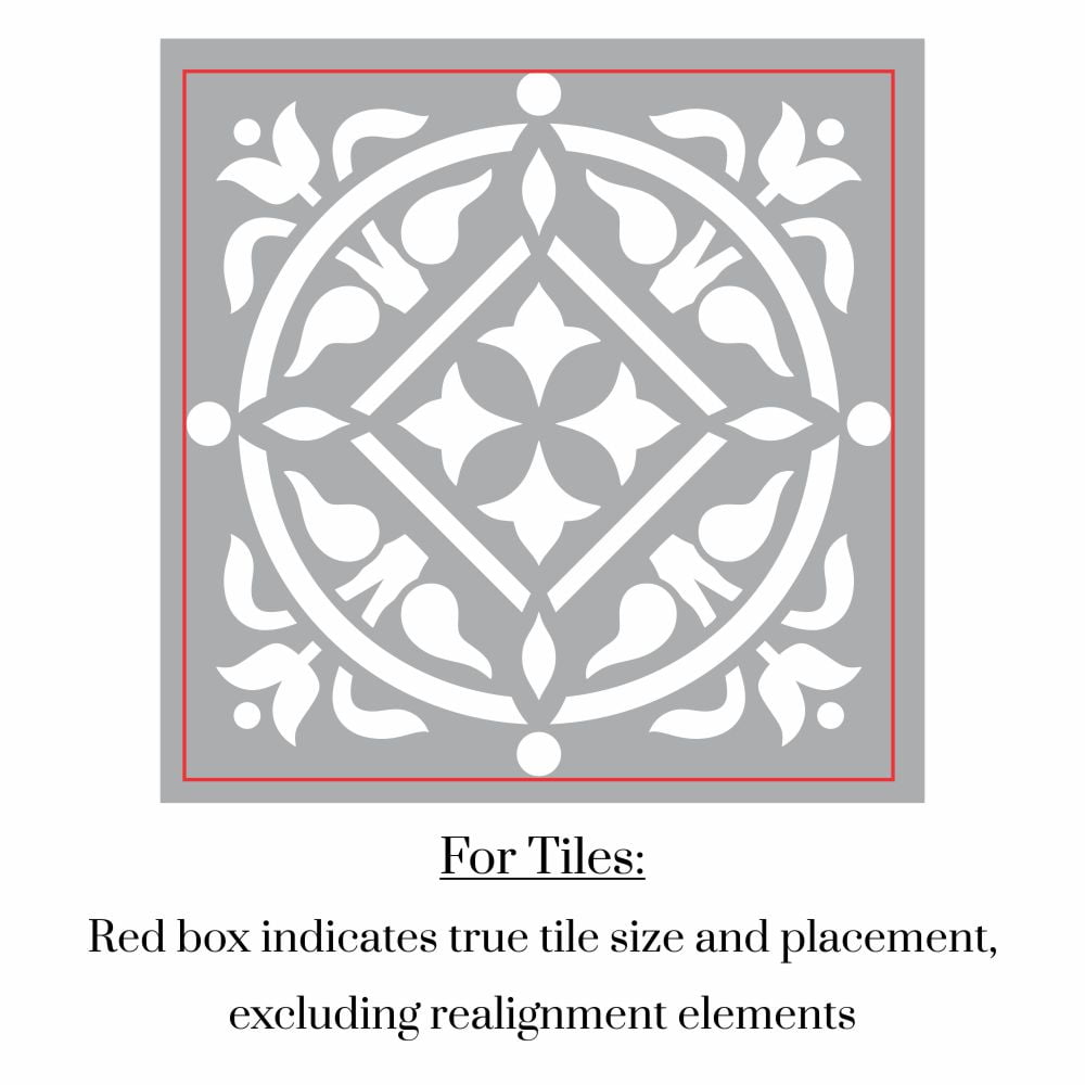 Zamina Tile Stencil