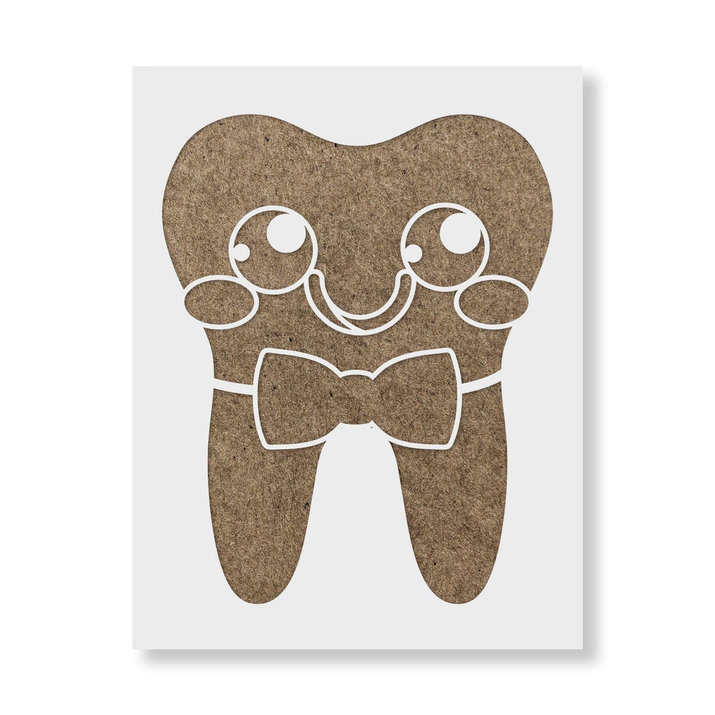 Tooth with Bowtie Stencil