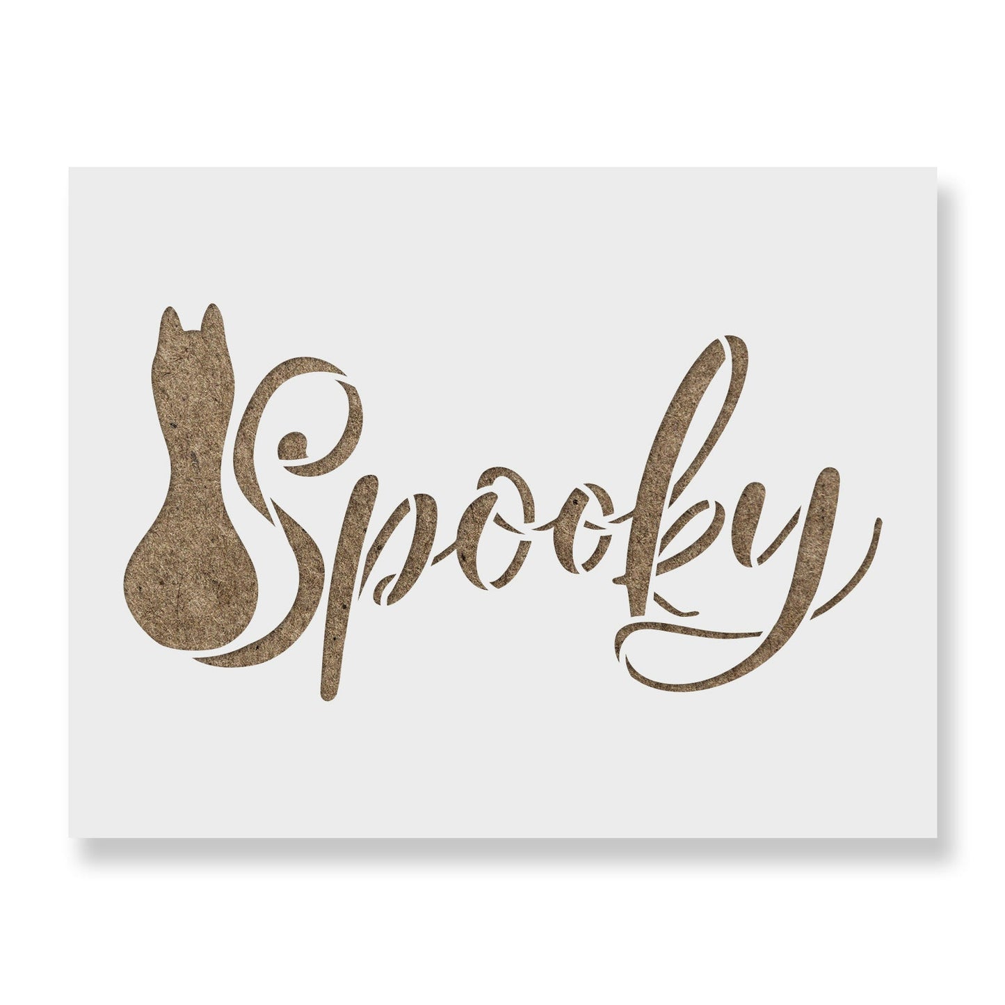 Spooky Cat Stencil