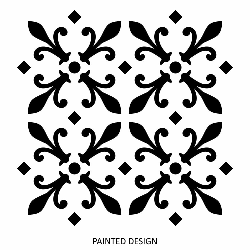 Boudon Fleur Wall Stencil