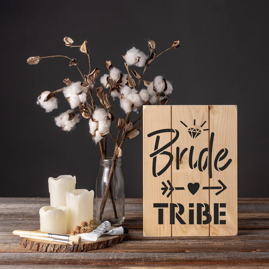 Bride Tribe Stencil