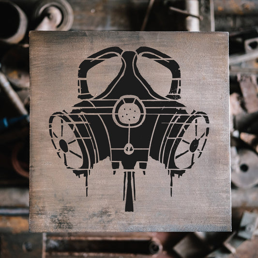 Gas Mask Stencil