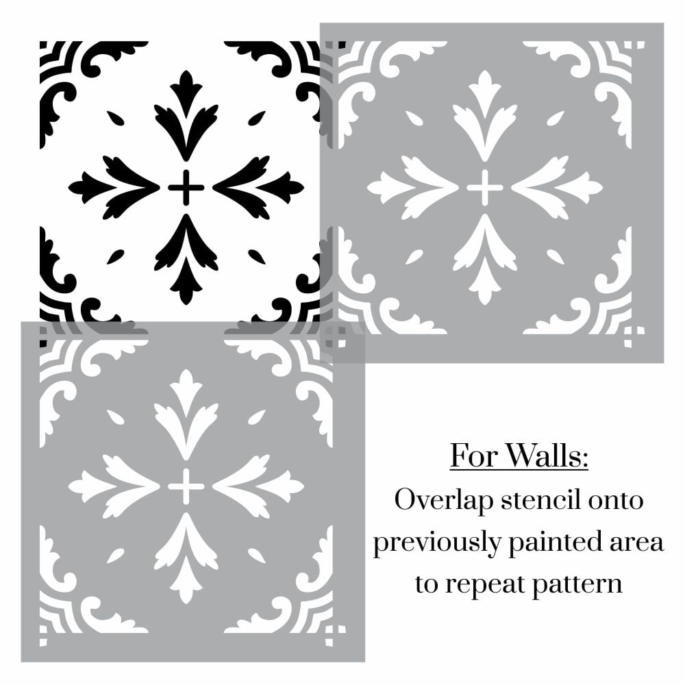 Talavera Tile Stencil