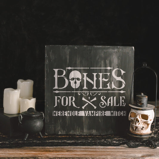 Bones For Sale Stencil