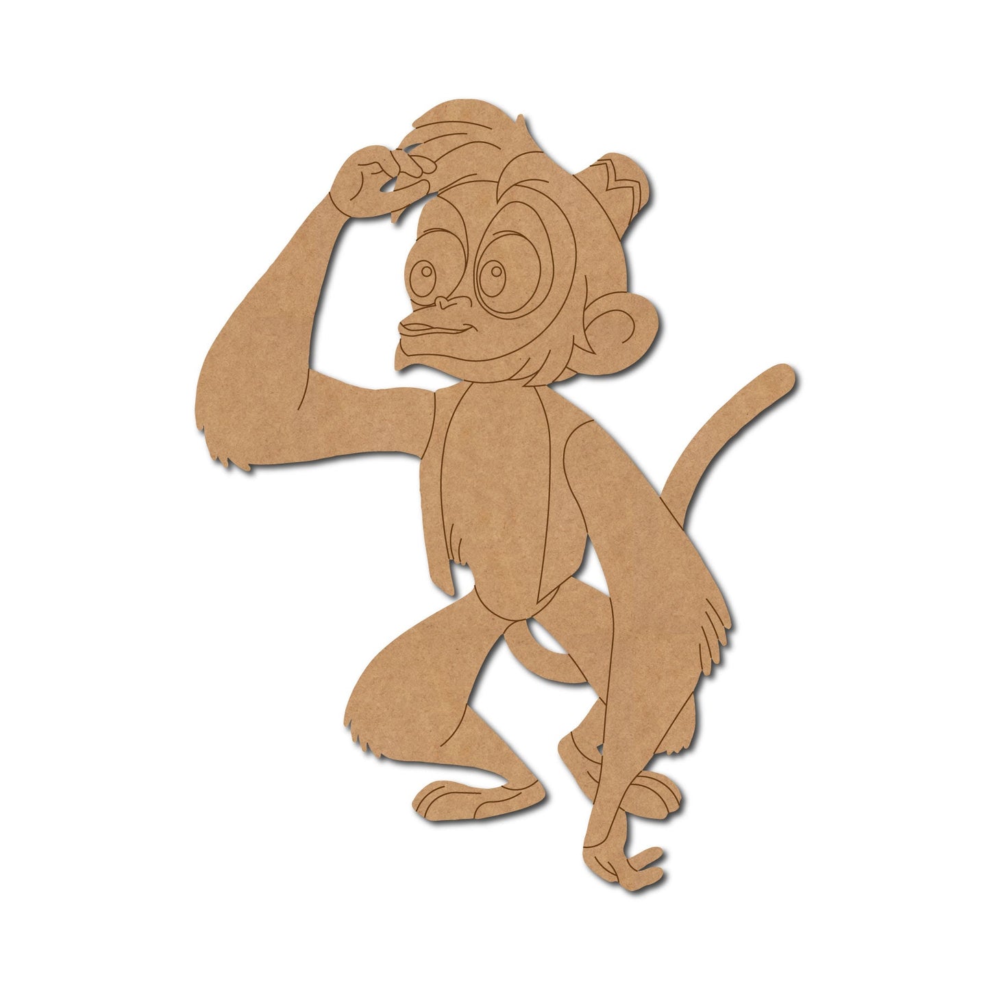 Abu Monkey Aladdin Pre Marked Craft Shape 1
