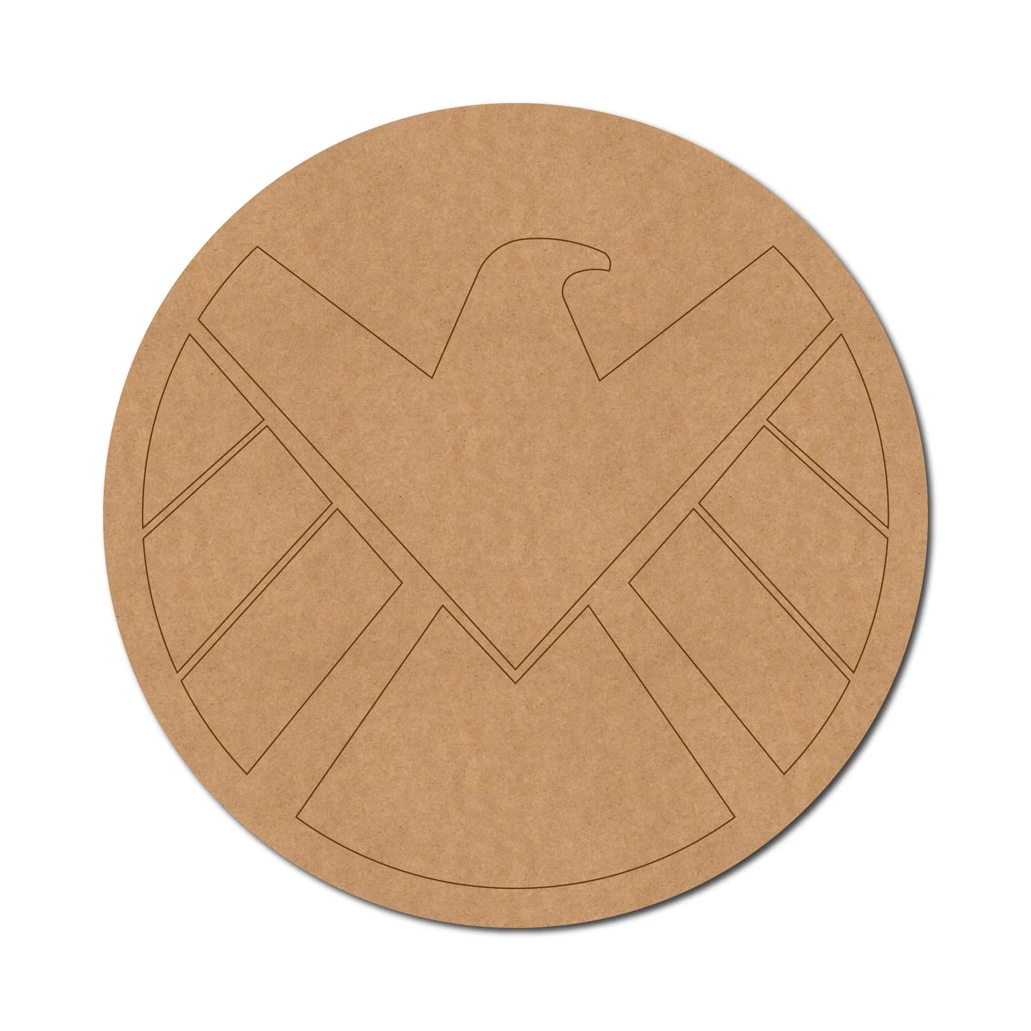 Agents Of Shield Logo Marvel Pre Marked Round Design 1
