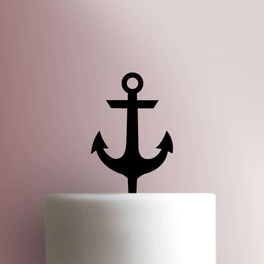 Anchor - Acrylic Cake Topper