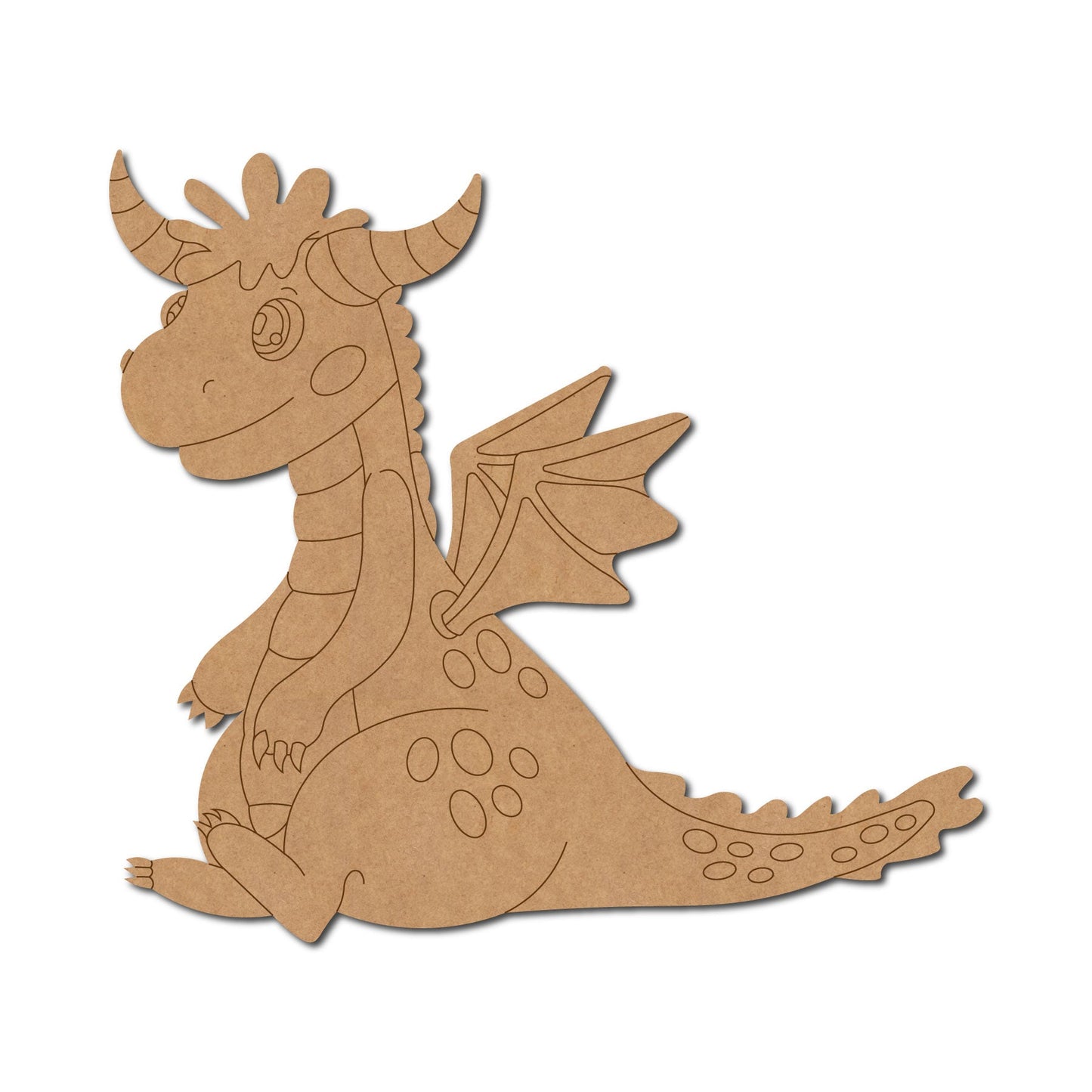 Baby Dragon Pre Marked Craft Shape 1