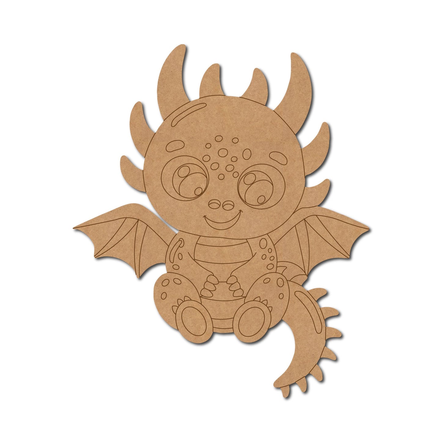 Baby Dragon Pre Marked Craft Shape 5