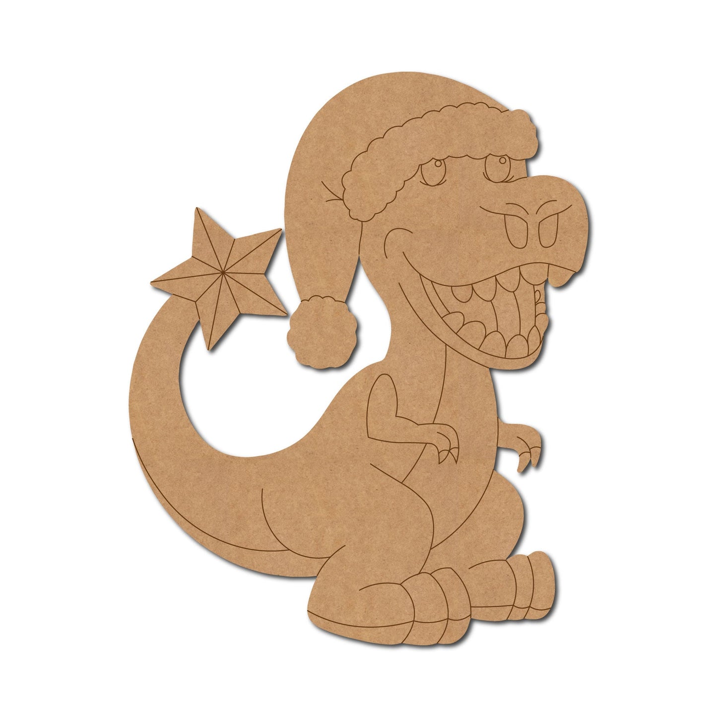 Dinosaur Christmas Pre Marked Design 1