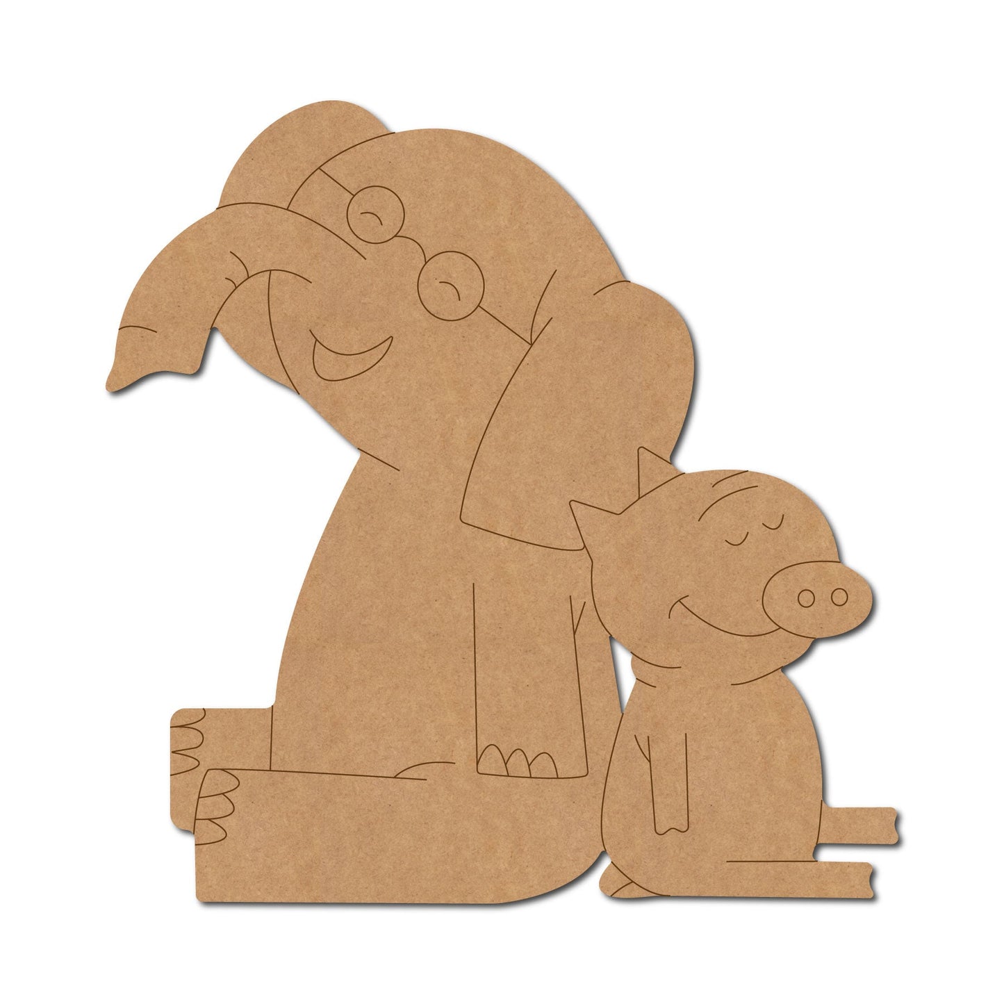 Elephant And Piggie Pre Marked Design 1