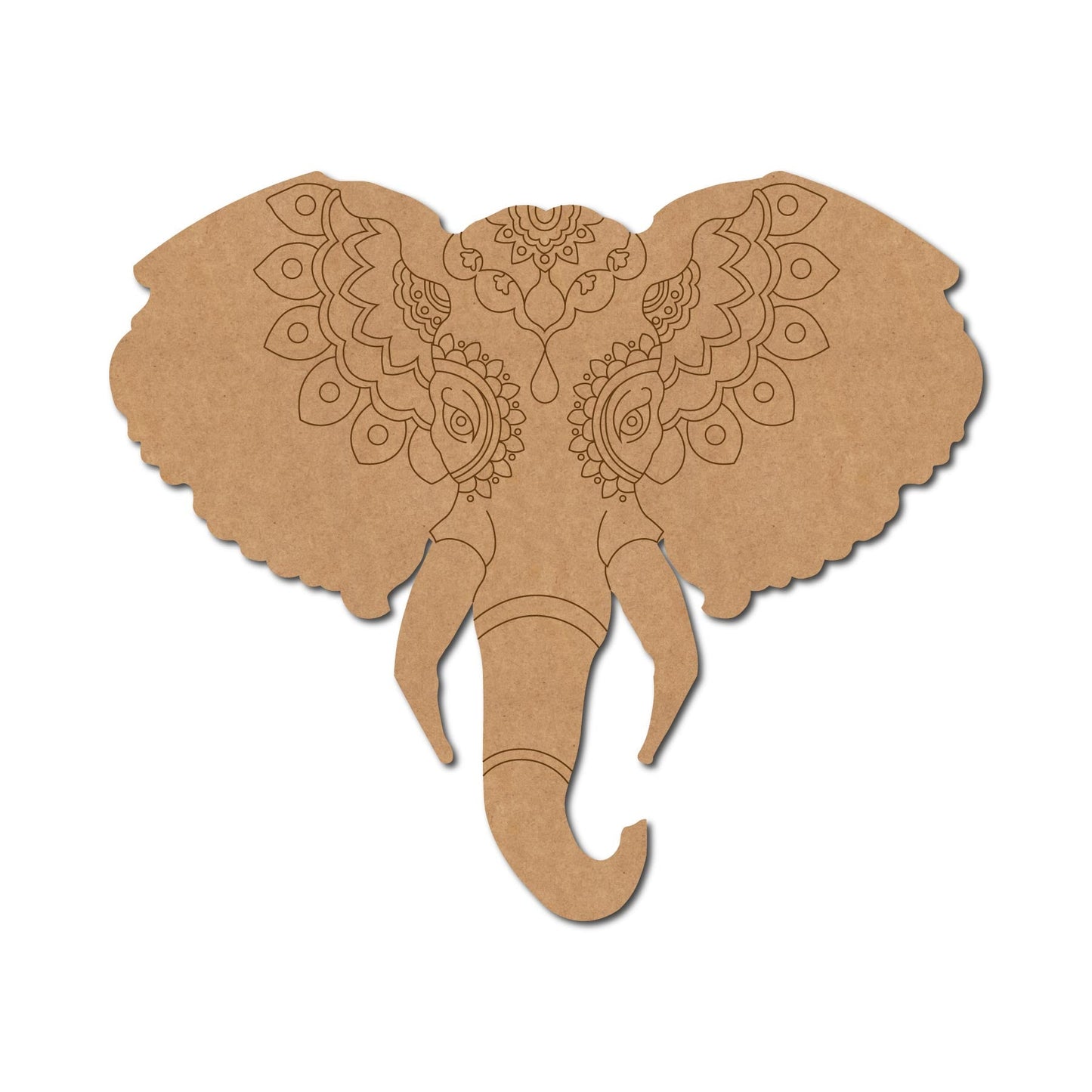 Elephant Mandala Pre Marked Design 1