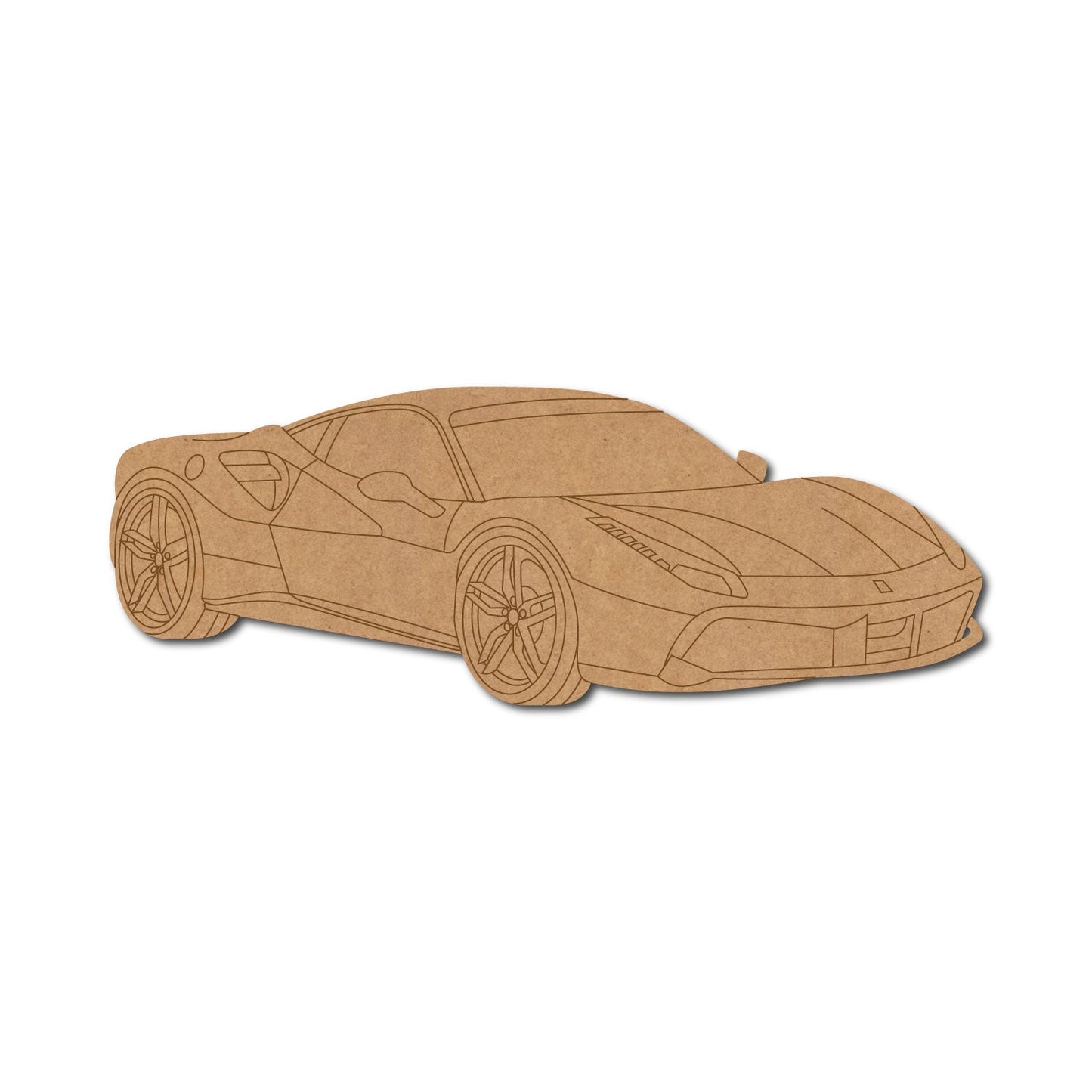 Ferrari Car Pre Marked Shape 1