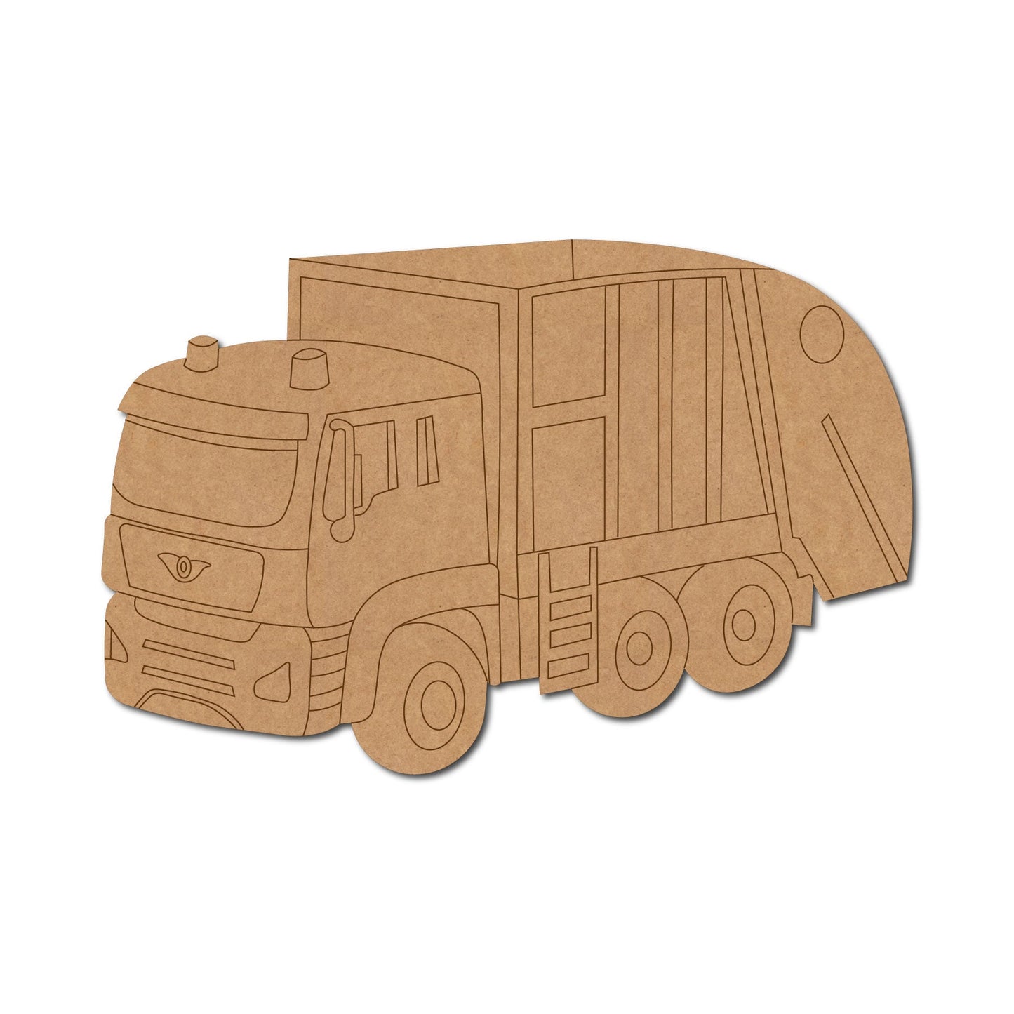 Garbage Truck Pre Marked Shape 1