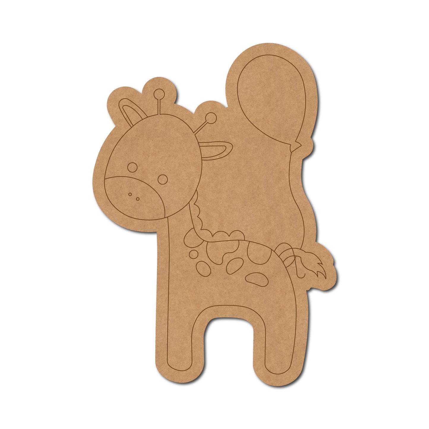 Giraffe With Balloon Pre Marked Design 1