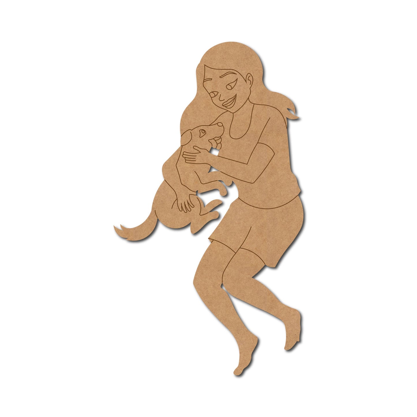Girl With Dog Pre Marked Design 1