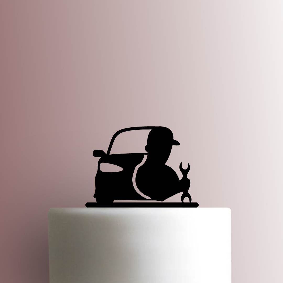 Mechanic - Acrylic Cake Topper
