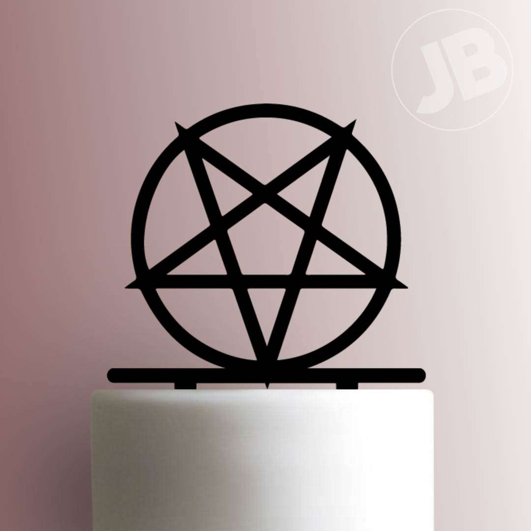 Pentagram- Acrylic Cake Topper