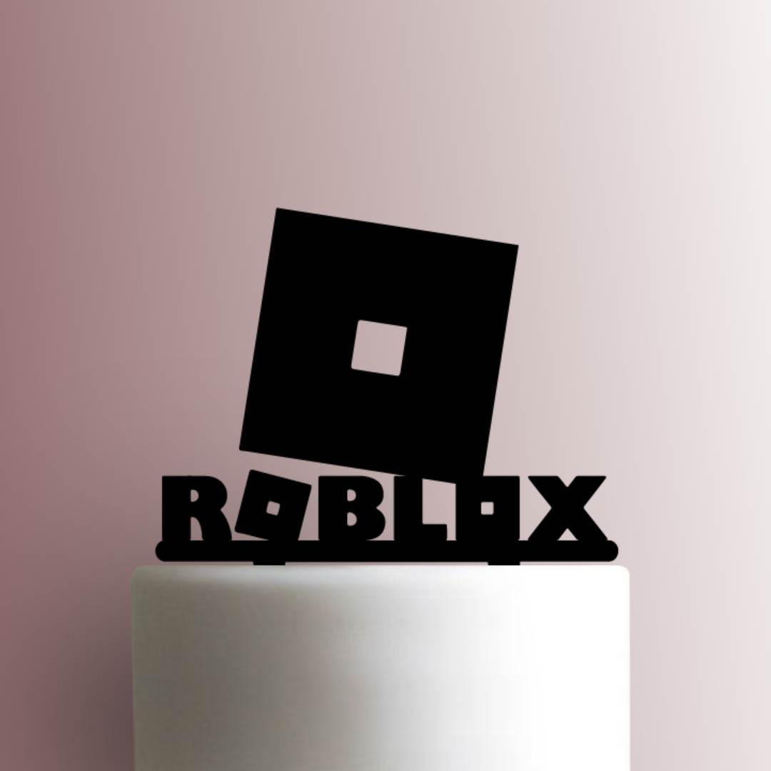 Roblox Logo - Acrylic Cake Topper