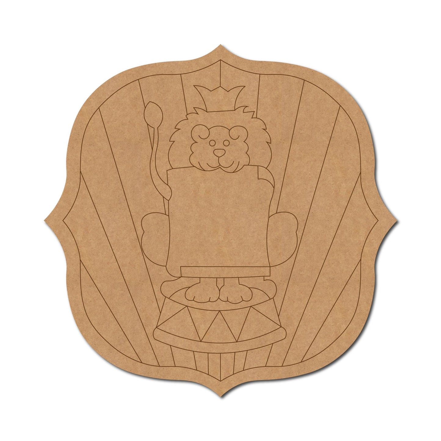 Lion In Carnival Circus Pre Marked Design 1