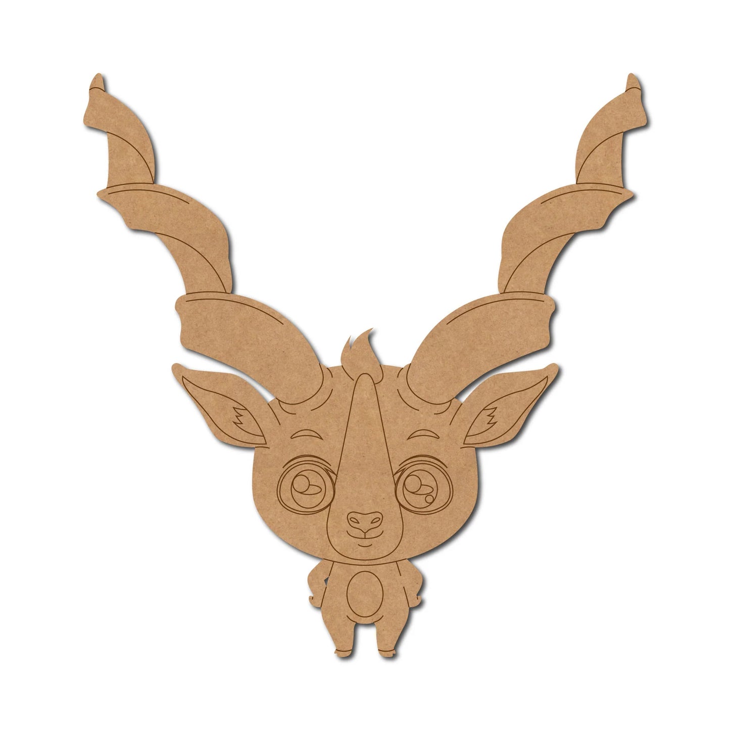 Markhor Wild Goat Pre Marked Design 1