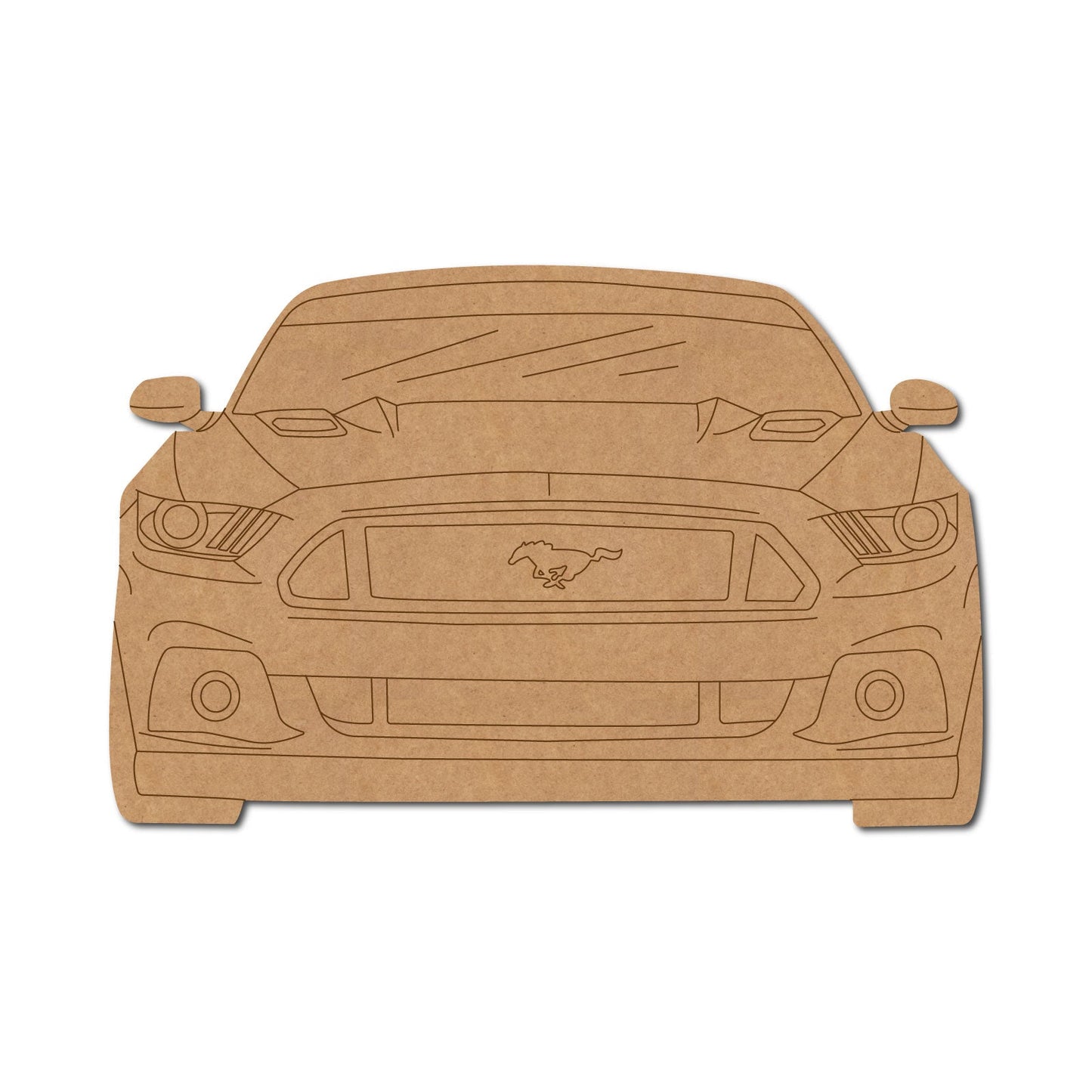 Mustang Car Pre Marked Shape 1