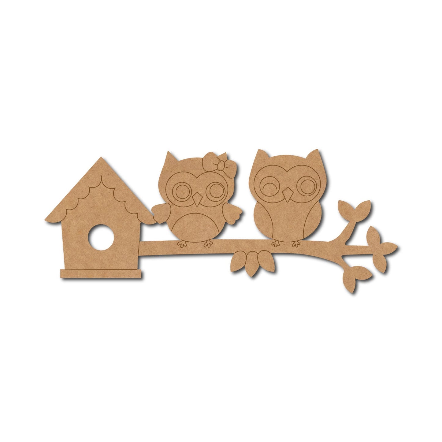 Owls Nameplate Pre Marked Design 3