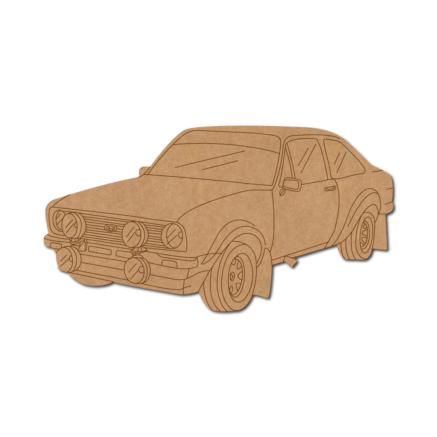 Rally Car Pre Marked Shape 1