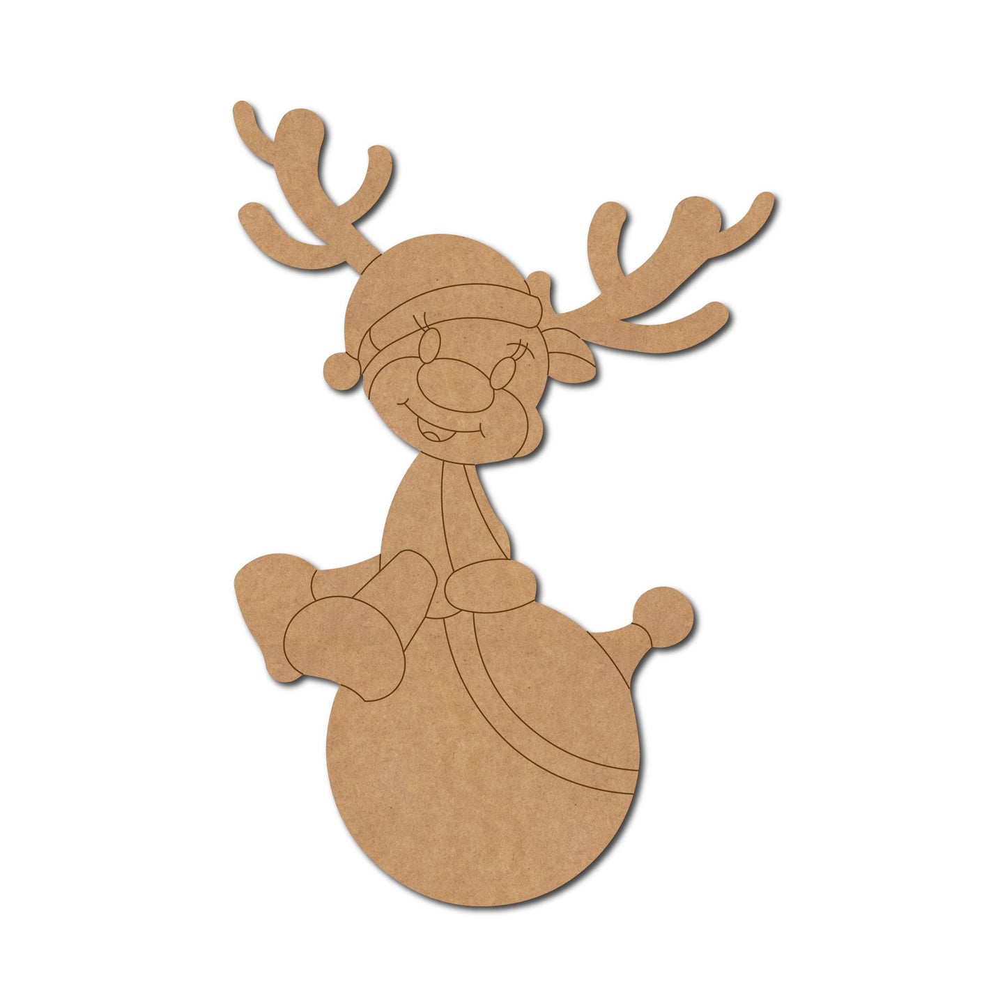 Reindeer Christmas Pre Marked Design 6