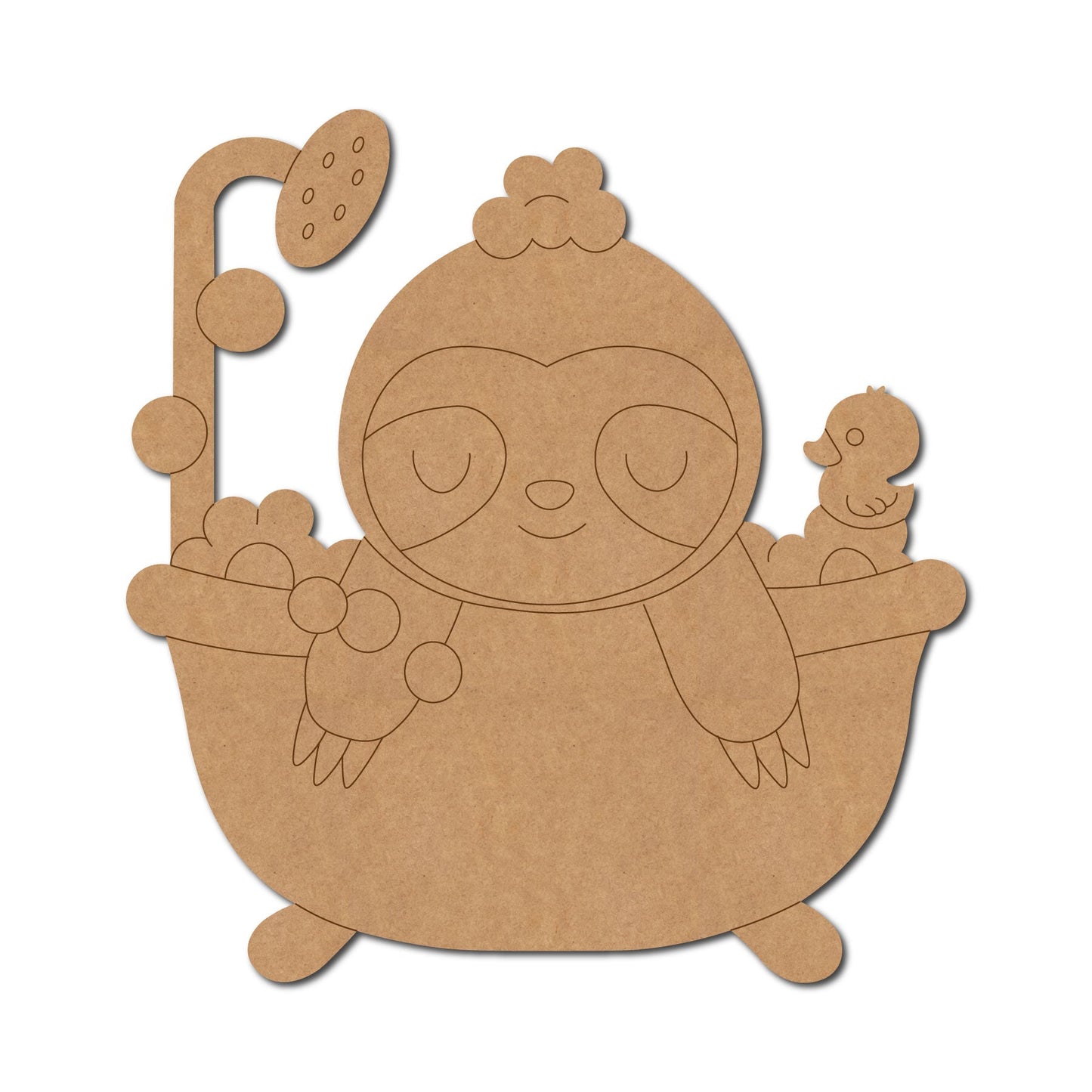 Sloth Bathing Pre Marked Design 1