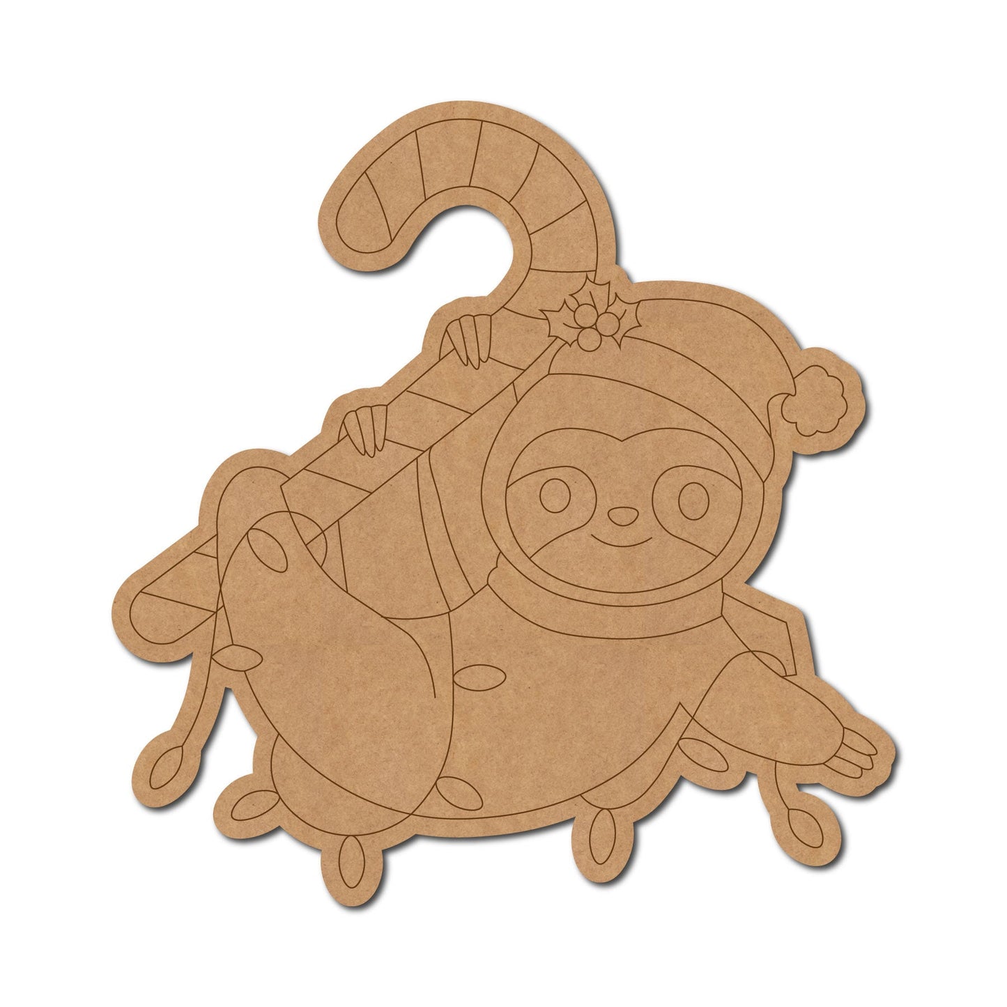 Sloth Christmas Pre Marked Design 1