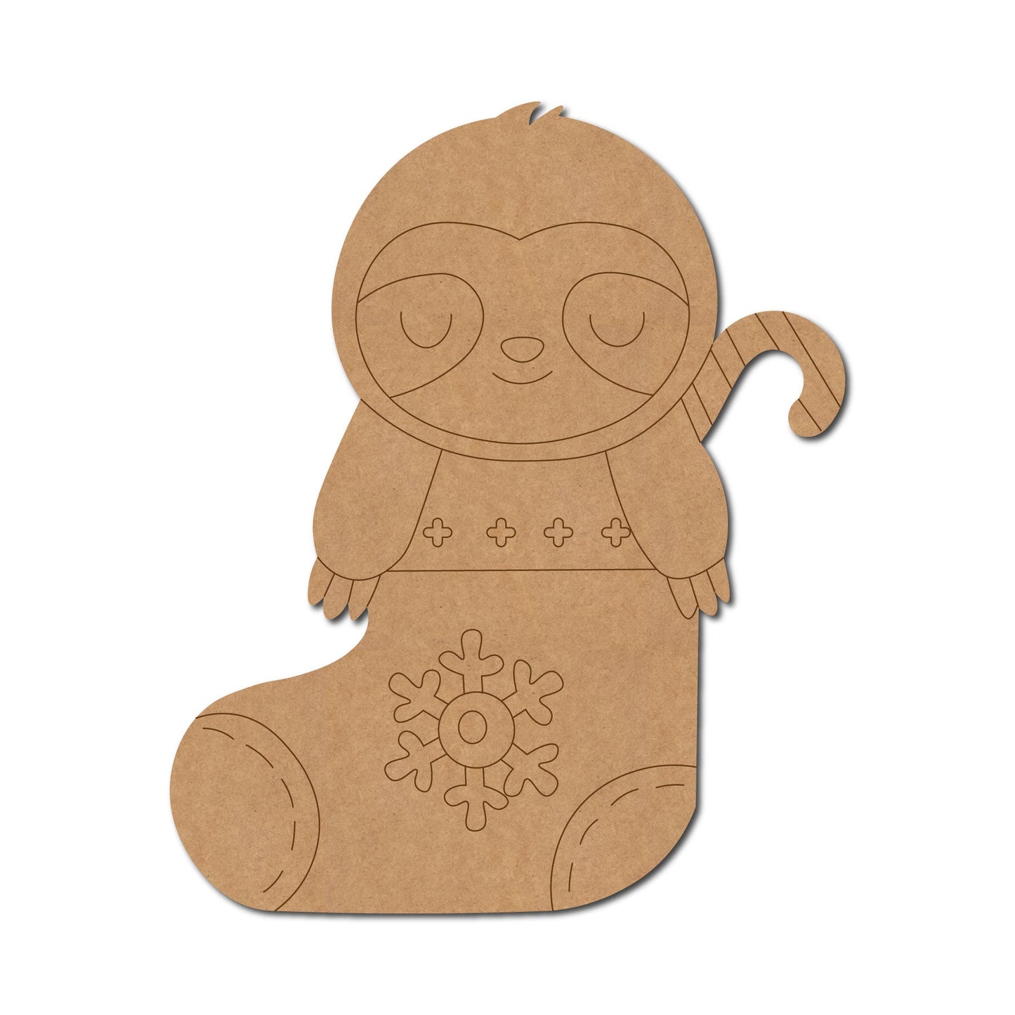 Sloth Christmas Pre Marked Design 7