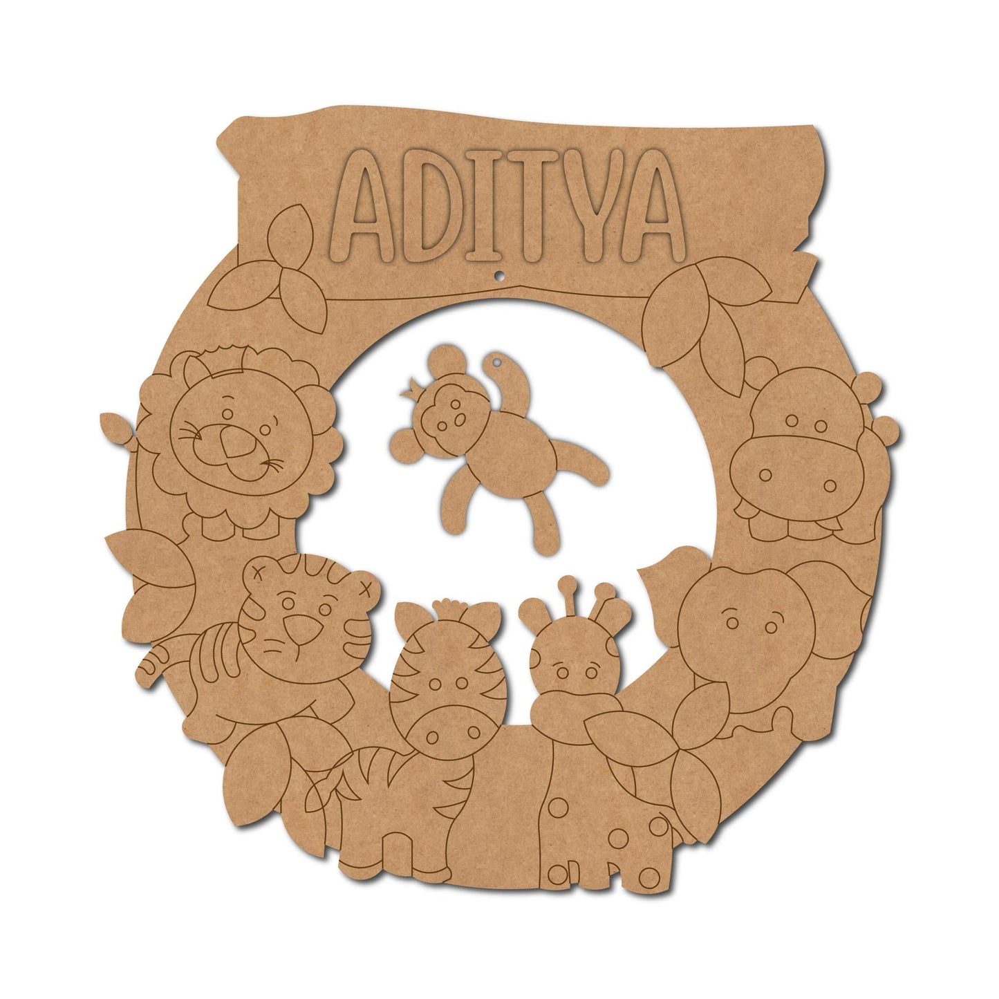 Animals Nameplate Design 8