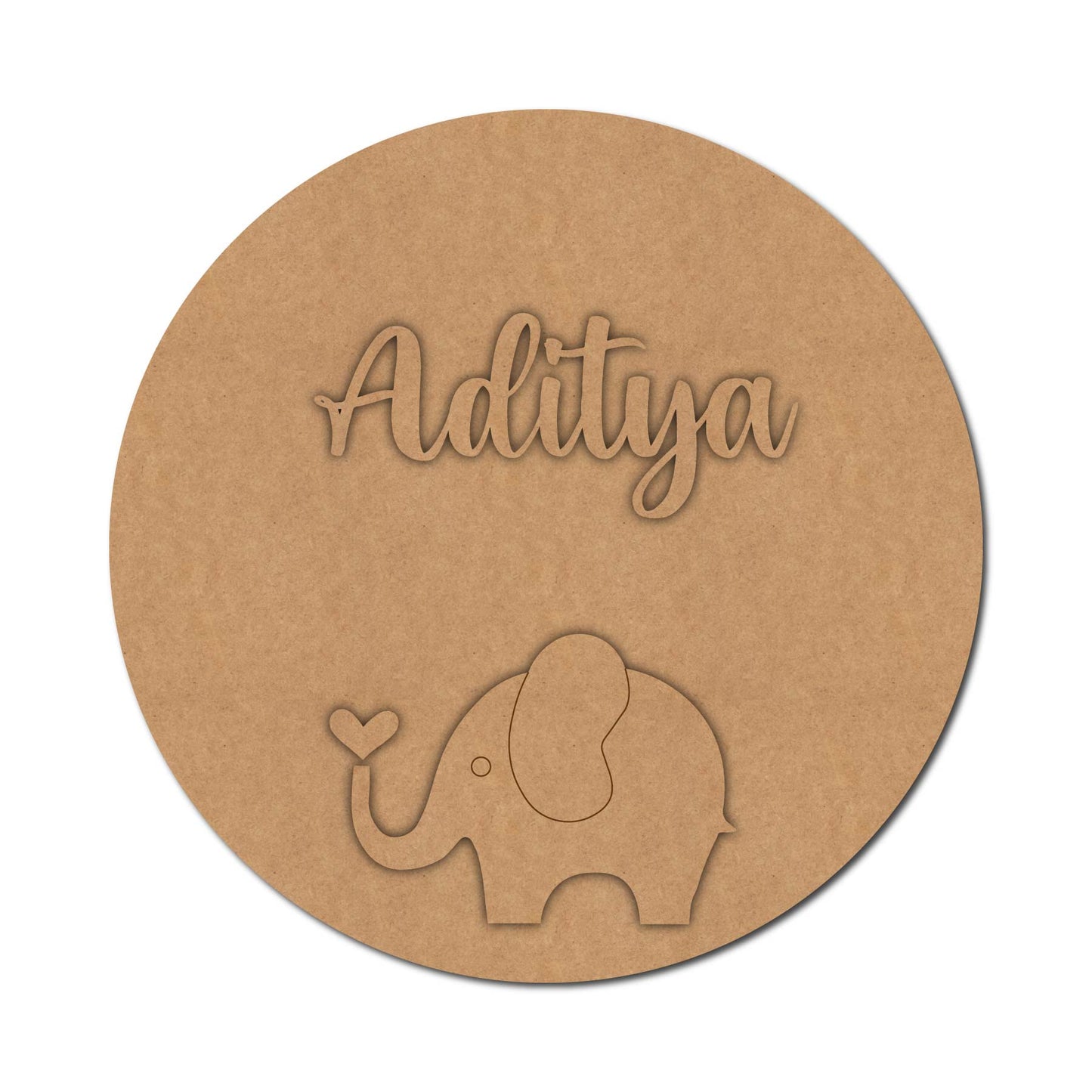 Elephant Nameplate Design 1