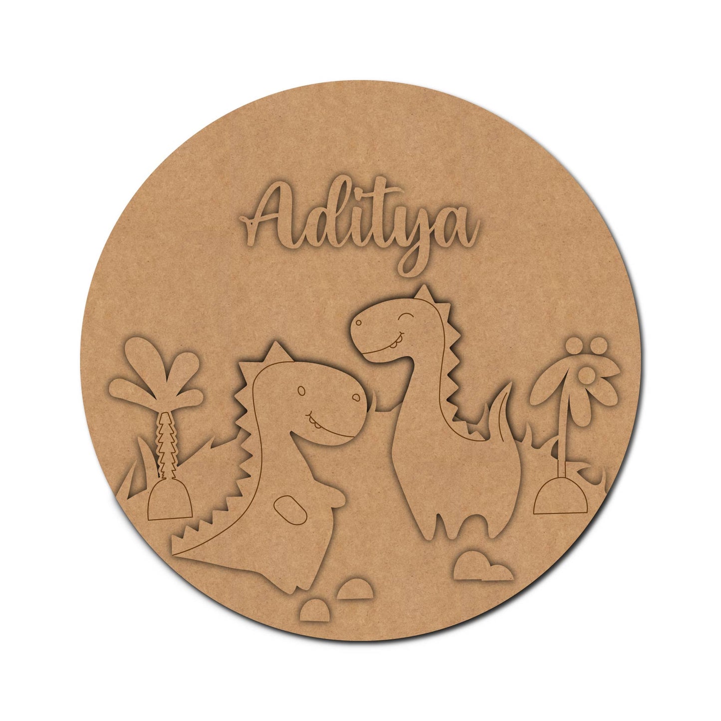 Dinosaur Nameplate Design 1