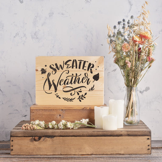 Sweater Weather Stencil