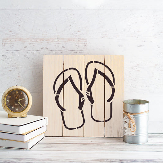 Flip Flops Stencil