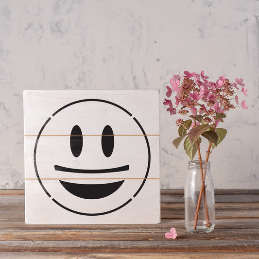 Emoji Grinning Stencil