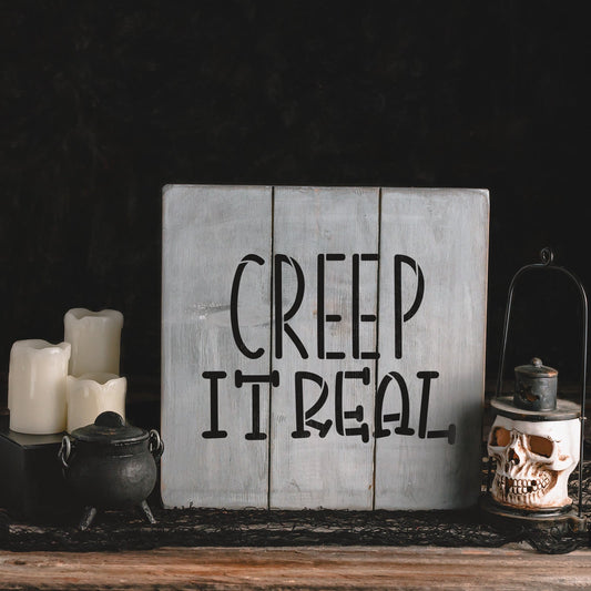 Creep It Real Stencil