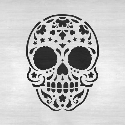 Sugar Skull Starry Stencil