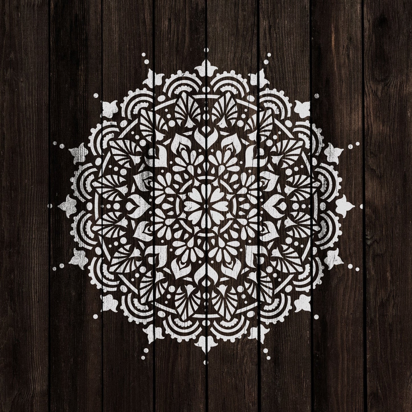Paradise Mandala Stencil