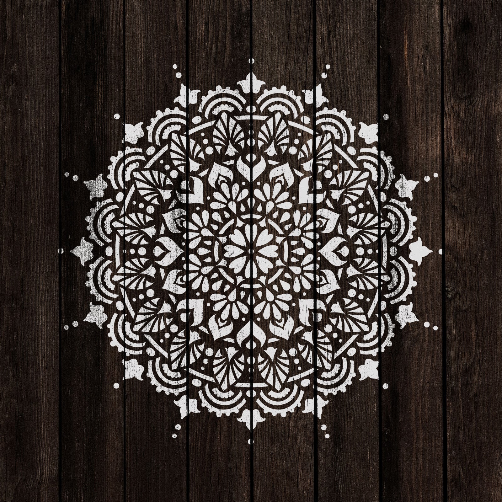 Paradise Mandala Stencil