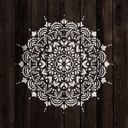 Paradise Mandala Stencil