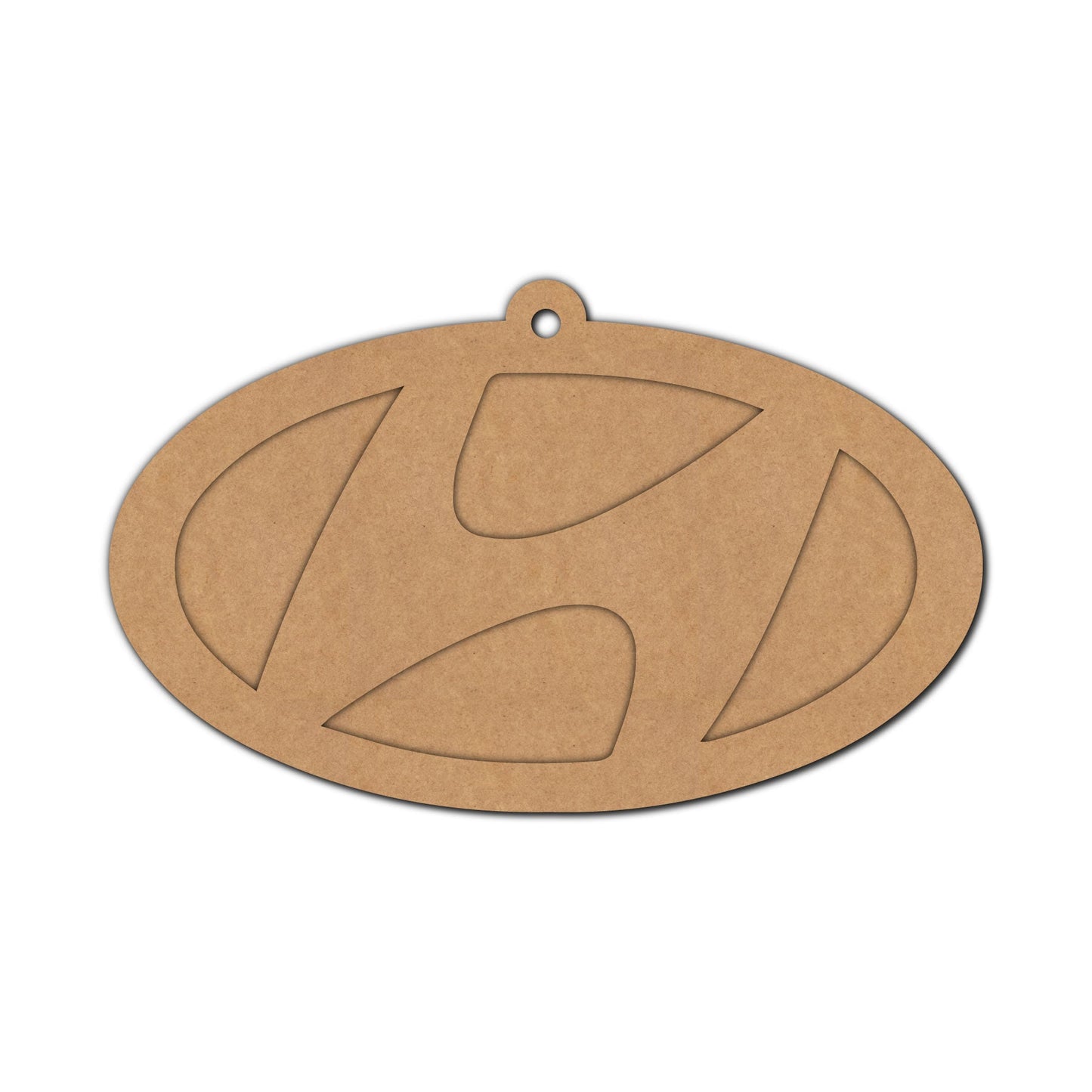 Hyundai Logo Keychain Cutout Shape 1