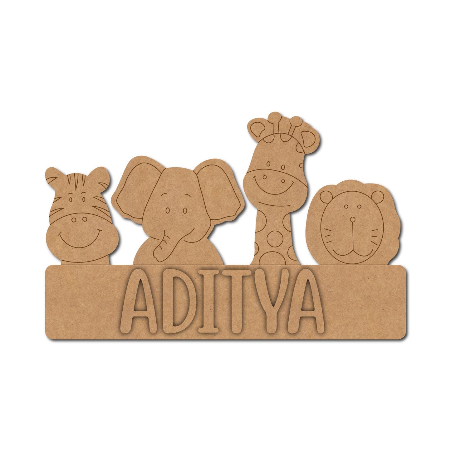 Animals Nameplate Design 9