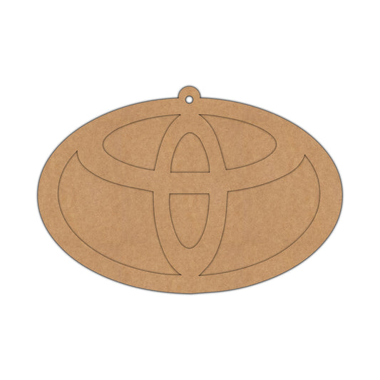 Toyota Logo Keychain Cutout Shape 1
